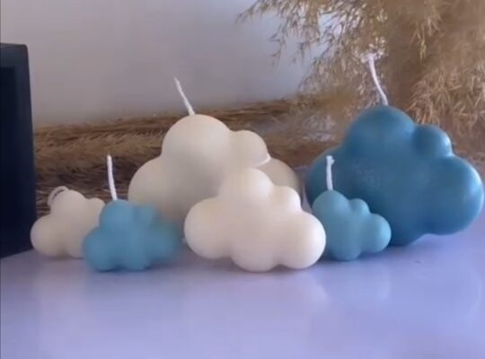Clouds candle